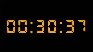 60 seconds timer stopwatch beautiful numbers