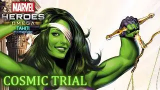 Marvel Heroes Omega 2026 - She-Hulk Cosmic Trial (Acrobatic build)