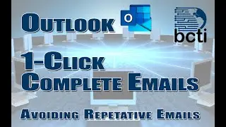 Outlook - 1 Click Email Response (Templates)