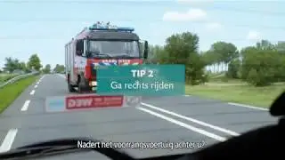 Wat te doen bij zwaailicht en sirene?
