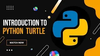 Introduction to Python Turtle || Getting Started with Python Turtle Graphics