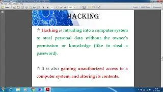 Software Piracy, Unauthorized Access, Hacking and Cracking.