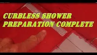 BUILD OF CURBLESS SHOWER PART 2