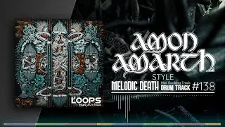 Melodic Death Metal Drum Track / Amon Amarth Style / 170 bpm