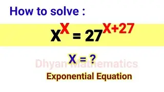 A Nice Olympiad Exponential Equation | How to solve exponential equation