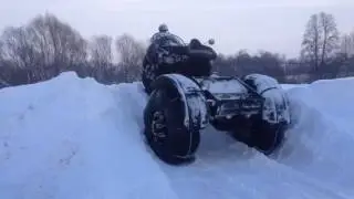 Иж самсон по снегу