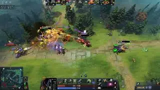 Rubick, Windranger, Shadow Shaman - teamwork