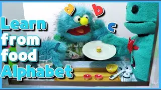 alphabet song | learn from food | ABC