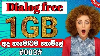 Dialog free data 1gb | dialog free data sinhala 2021 | #earn #money #online