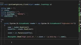 C# For Beginners - Update Snake With Main Menu and High Score
