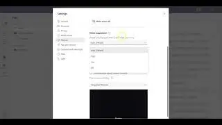 Reduzir o ruído em segundo plano no Microsoft Teams