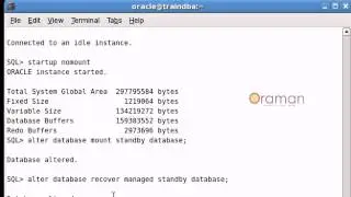 how to create standby and how it works when we do  switchover and failover