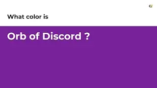 Orb of Discord color 