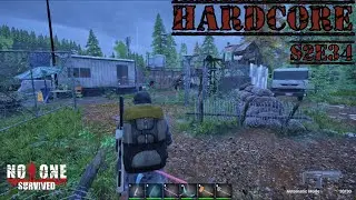 No One Survived S2E34 HARDCORE. Bandit Camp. Let's Play Solo