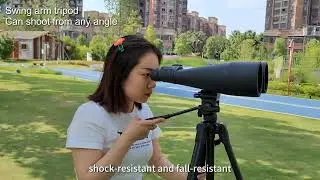 20X80 Porro Binoculars with Bak4 Prism