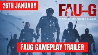 FAUG Gameplay with Guns | FAUG Game Real Gameplay | FAU-G OFFICIAL GAMEPLAY TRAILER