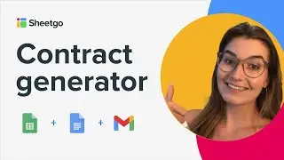How to create an automated Contract generator in Google Sheets, Google Docs, and Gmail