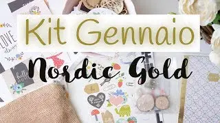 Kit GENNAIO - Nordic Gold - Scrapbookstore.eu - Planner Scrapbooking decoration KIT