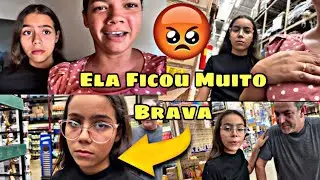 😡EU DISSE NÃO PRA TUDO NO SUPERMERCADO PRA MINHA FILHA|NUNCA MAIS EU LEVO ELA