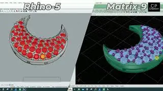 Different between Rhino diamond setting & Matrix Diamond setting 
