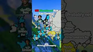 Will IShowSpeed Visit Your Country? ib: @finnish_maps