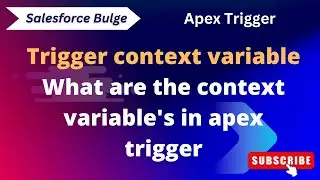 what is context variable's in salesforce | why we use context variable's in salesforce.