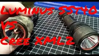 Luminus SST40 VS Cree XML2 (SST40 Overview)(2400 lumen flashlight)