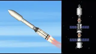 Proton-K / Zvezda module to the ISS / SpaceFlight Simulator