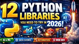 12 Game-Changing Python Libraries for Developers in 2026