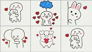 How to draw cute pictures | cómo dibujar imágenes lindas