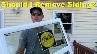 Window Replacement - Should I Remove Siding?