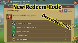 Lords Mobile New Redeem Code | December 2021| Lords Mobile Gameplay.