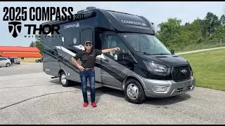 BRAND NEW B+ MOTORHOME 2025 Thor Compass 23TE AWD RV WALKTHROUGH