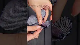 Idea con tela de jeans #scalydamadragon