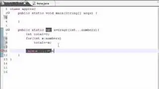 Java Programming Tutorial - 35 - Variable Length Arguments.flv