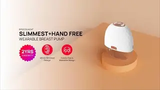 [UNBOX] Samu Giken Slimmest Wearable/Hands free Breast Pump BPS20(SLIM)WT