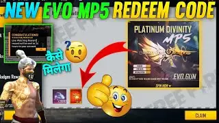 Free Evo MP5 Redeem Code 🤩|| Free Me Evo MP5 Kaise Milega 😳||Jaldi karo Redeem Evo MP5 