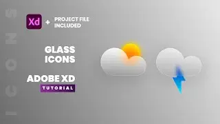 Create Glass icons (blur effect) in Adobe XD Tutorial