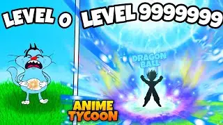 Oggy Make God Level Dragon Ball In Anime Tycoon | Roblox Anime Tycoon | Roblox Tycoon | Oggy Game