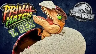 This T rex hatching is one of the coolest things EVER! Jurassic World PRIMAL HATCH Tyrannosaurus rex