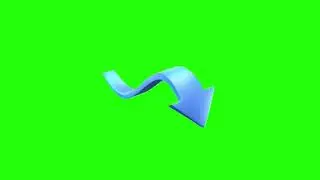 Free HD 3D Arrow Green Screen