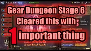 Gear Dungeon Stage 6 | First clear in Global Account | Watcher of Realms