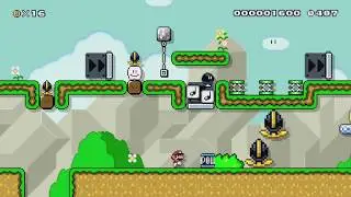 Mario and the Cold Potato by HammerMan - Super Mario Maker - No Commentary 1bk
