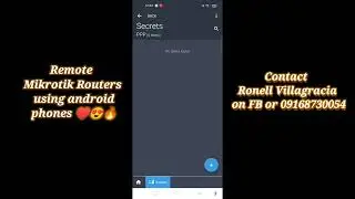 Remote Mikrotik Routers Using Android Phones 💯🇵🇭♥️
