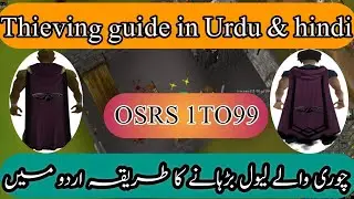 Thieving guide in Urdu & hindi 2022 [OSRS] 1 To 99