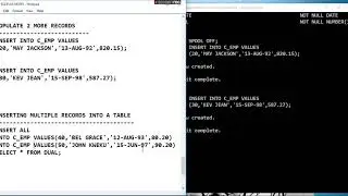 ORACLE SQL PART 4   INSERTING MULTIPLE RECORDS,LOCATING AND LAUNCHING SQL DEVELOPER