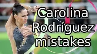 Carolina Rodríguez 🇪🇸 mistakes | Rhythmic Gymnastics Fails