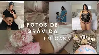 FOTOS DE GRAVIDA EM CASA!