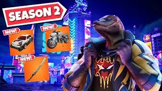FORTNITE SEASON 2 IS HERE! (New Mega City, Motorcycles, Katana)