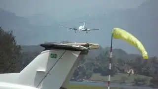 Beechcraft King Air 260 & Cessna Citation Jet Landing at Angra dos Reis Brazil